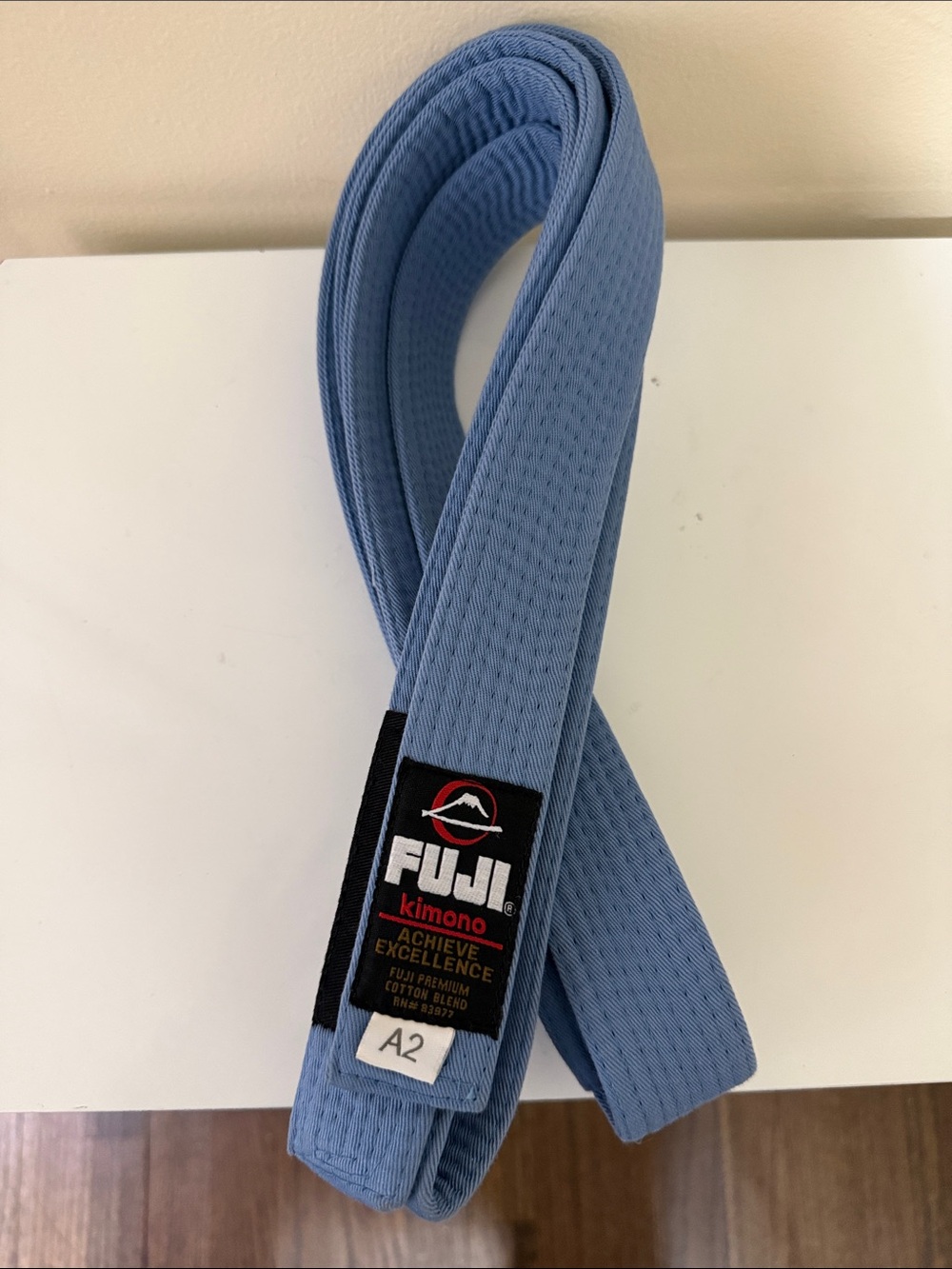 Light Blue A2 Jiu-Jitsu Belt for Men